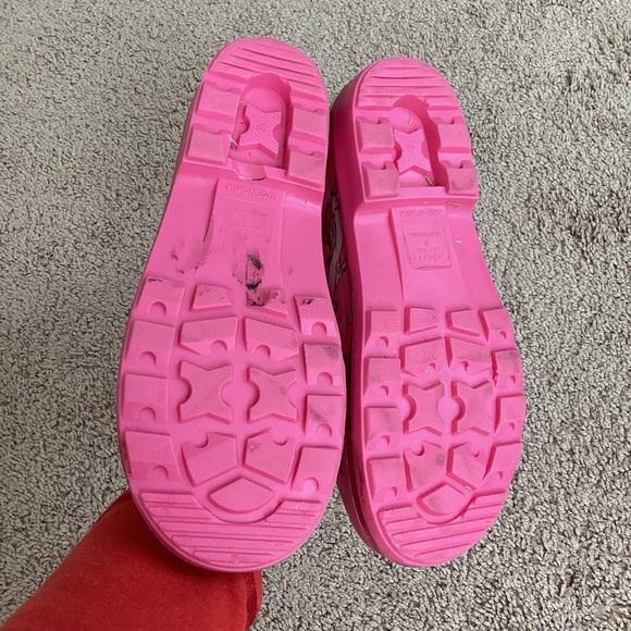 Capelli pink unicorn rainbow rain boots | girls 2 | kids rain gear | spring - Picture 7 of 8